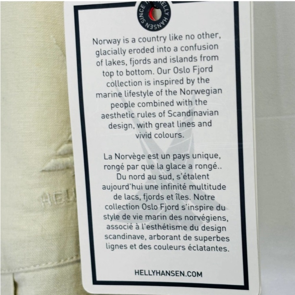 Helly Hansen NWT Beige Boston Linen/Cotton Blend A-Line Pleated Mini Skirt: 3155 - Picture 5 of 7